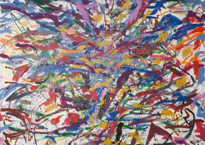 Kimberly Henley Miller's painting "YOU BLEW MY MIND AWAY"